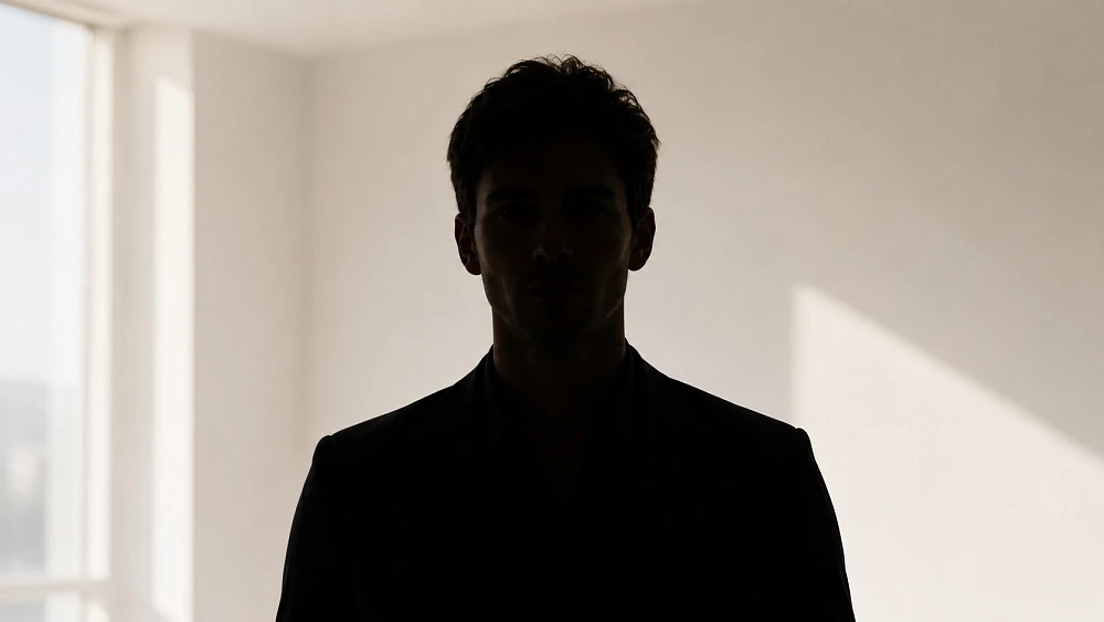 Silhouettenfoto einer männlichen Person