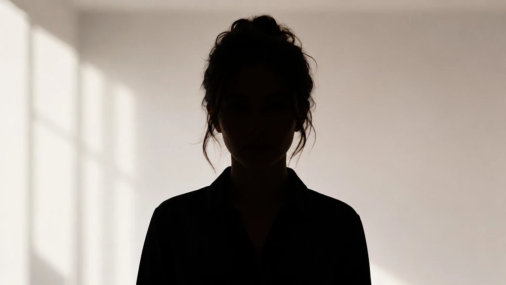 Silhouettenfoto einer wiblichen Person